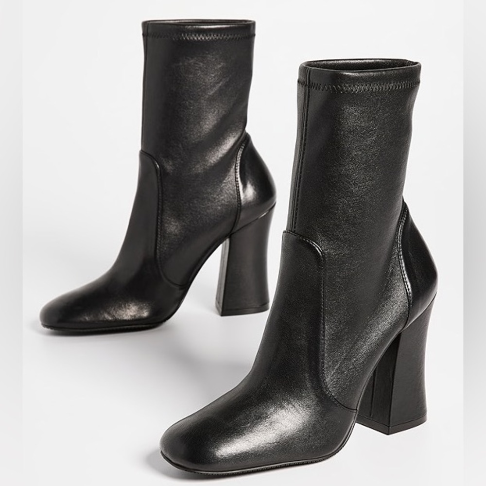 Stuart Weitzman Curveblock Booties - image 1